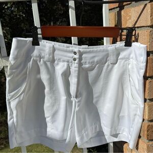 Nike Golf Dri-FIT White Tennis Skort Athletic Skirt Built-In Shorts Women’s 10